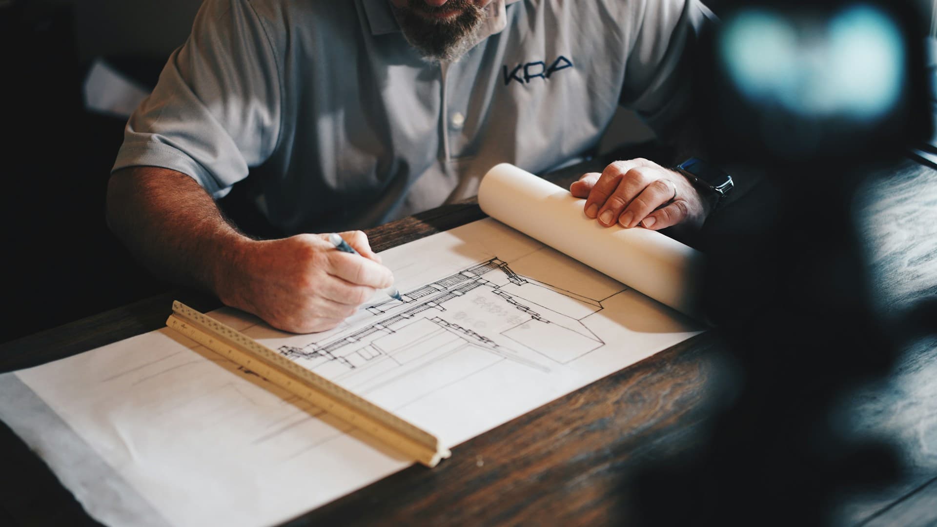 Professional carpenter working in modern workshop Lahore Pakistan