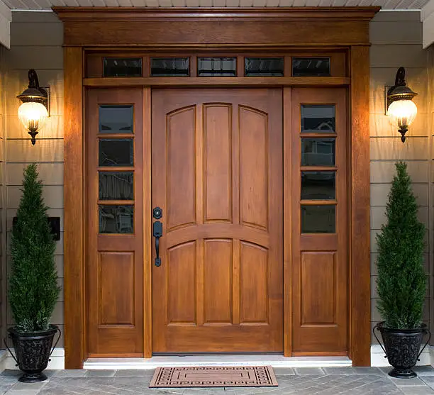 Carved Wooden Main Door